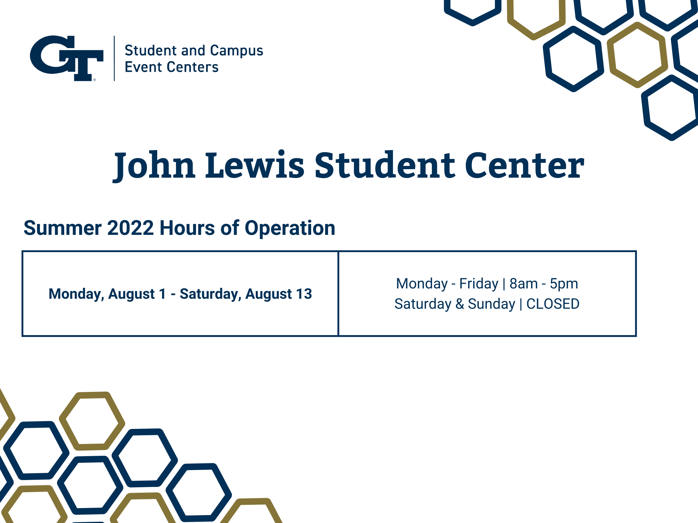 John Lewis Student Center